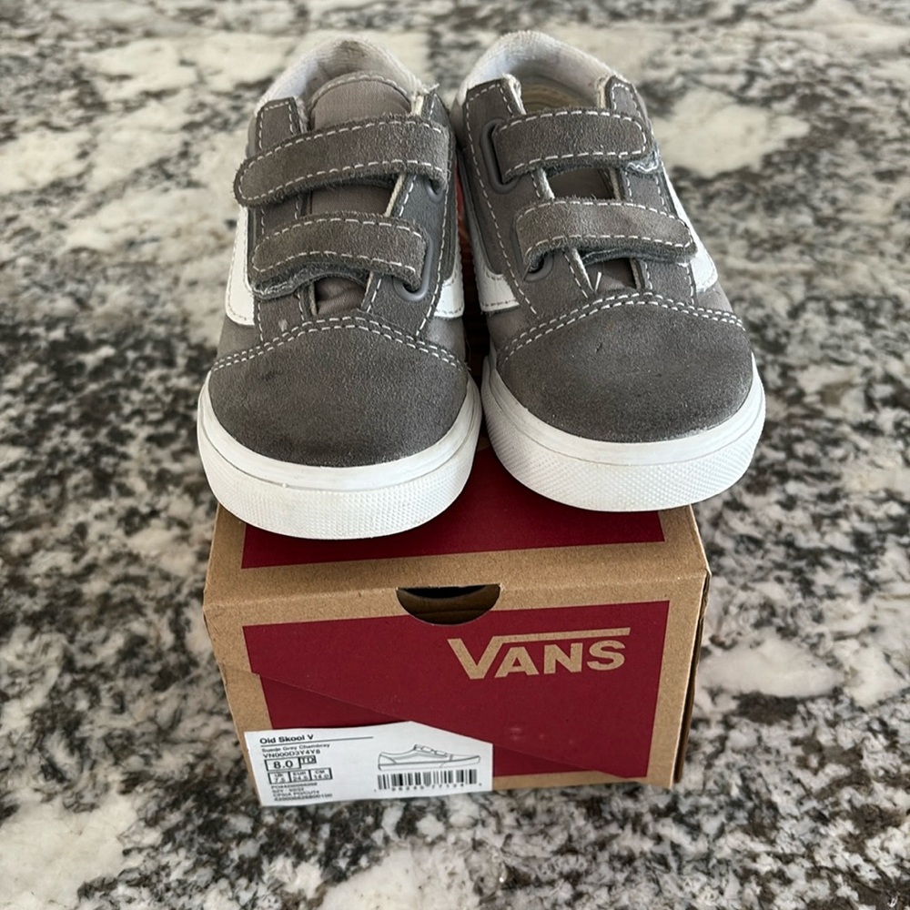Vans old school Velcro in grey